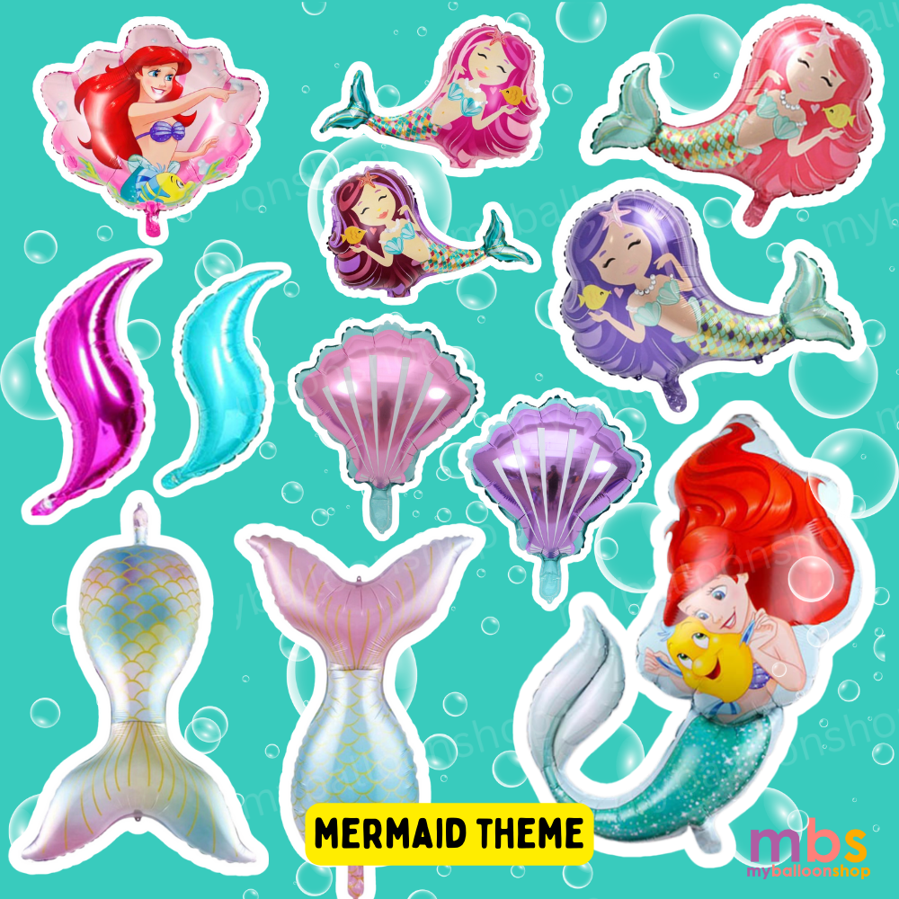 Mermaid Theme Balloons