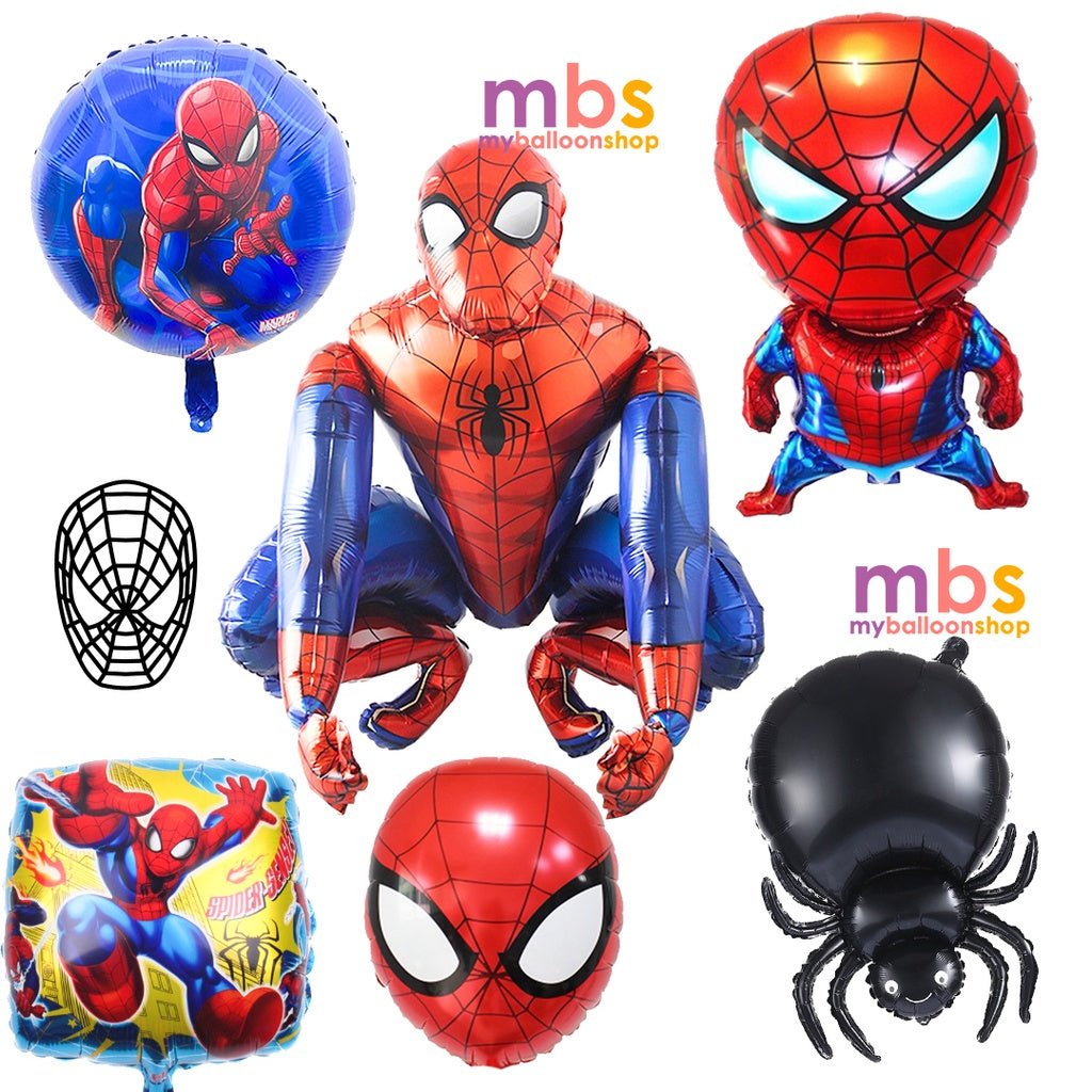 Spiderman Theme Balloons