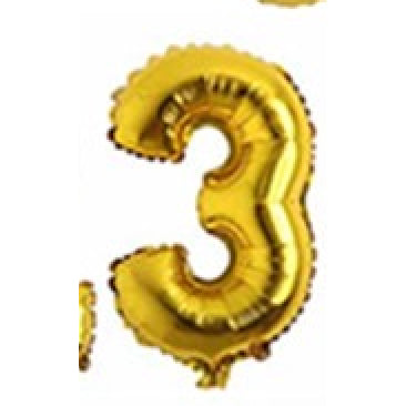 【16 inch】GOLD ABC & Numbers