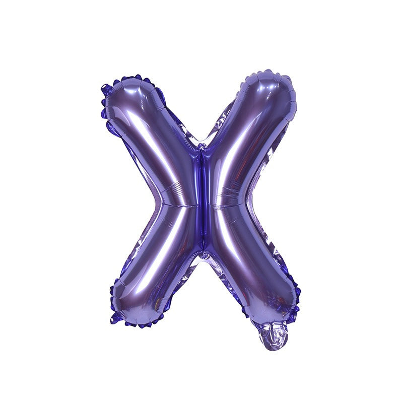 ă16 inchăPURPLE ABC & Numbers