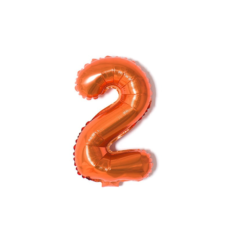 【16 inch】ORANGE Numbers