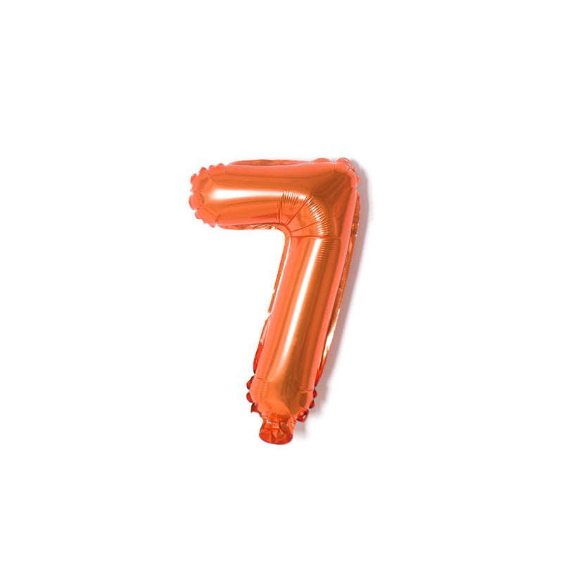 【16 inch】ORANGE Numbers