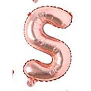 【16 inch】ROSE GOLD ABC & Numbers