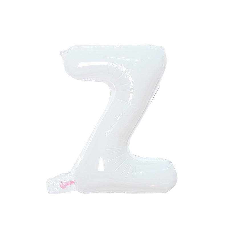 【16 inch】WHITE ABC & Numbers