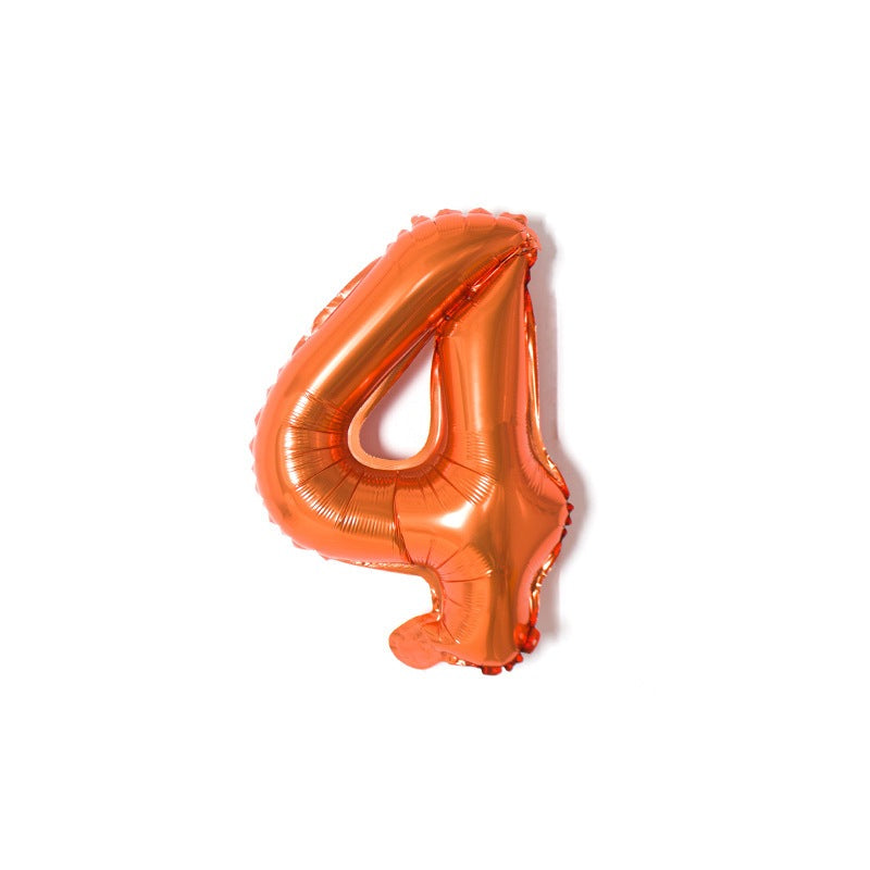 【16 inch】ORANGE Numbers