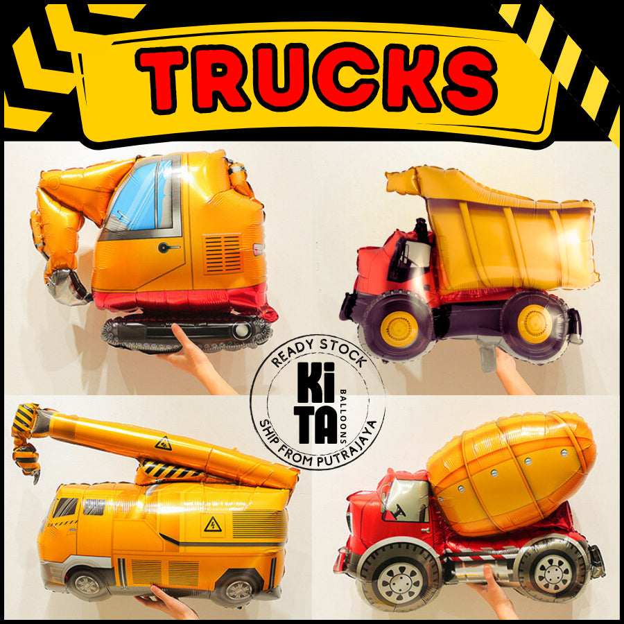 Construction Truck Balloons