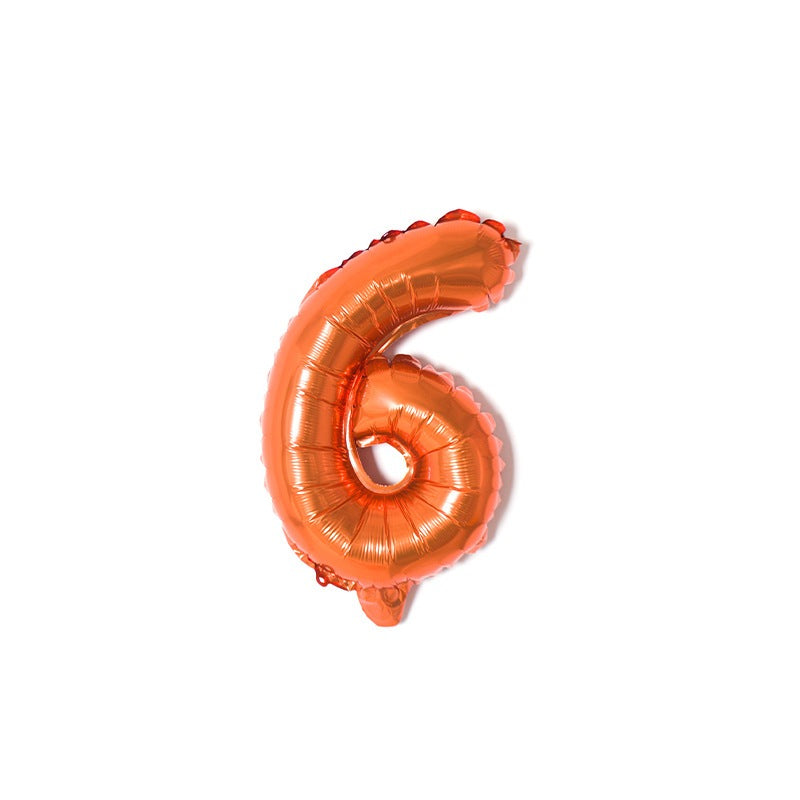 【16 inch】ORANGE Numbers