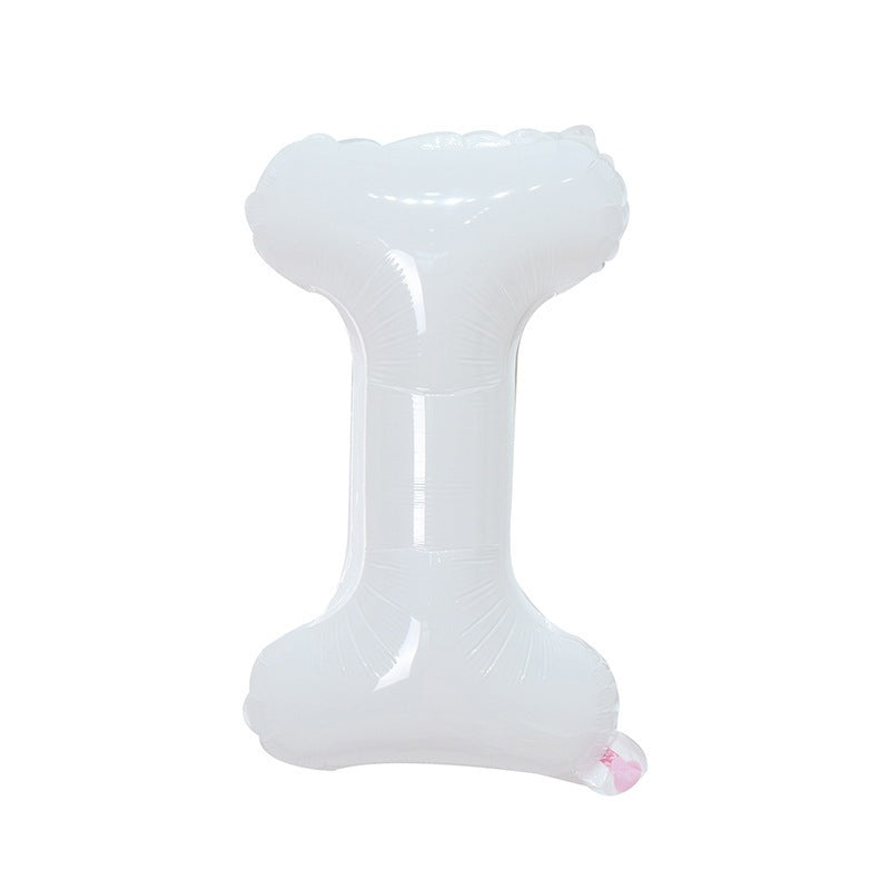 【16 inch】WHITE ABC & Numbers