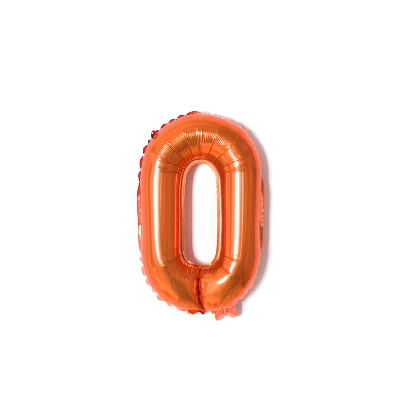 【16 inch】ORANGE Numbers