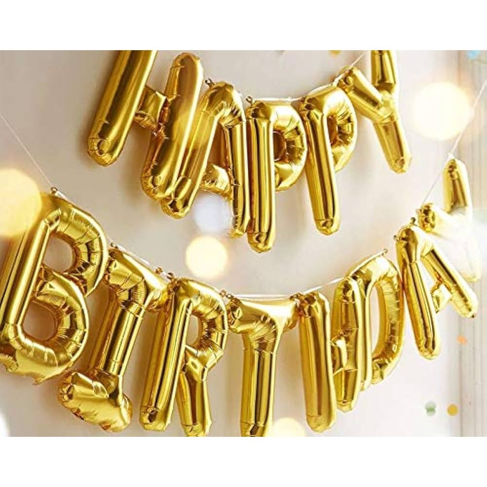 【16 inch】GOLD ABC & Numbers