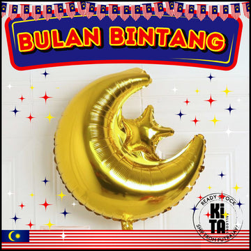 Bulan Bintang Merdeka Balloons