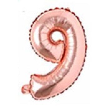 【16 inch】ROSE GOLD ABC & Numbers