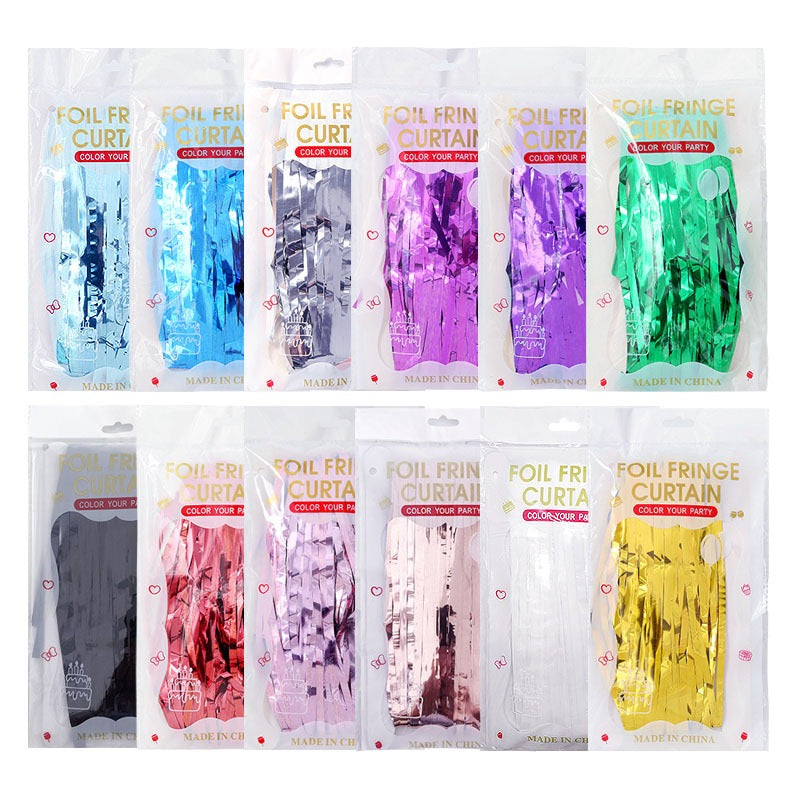 Curtain Foil Tinsel 1x2m