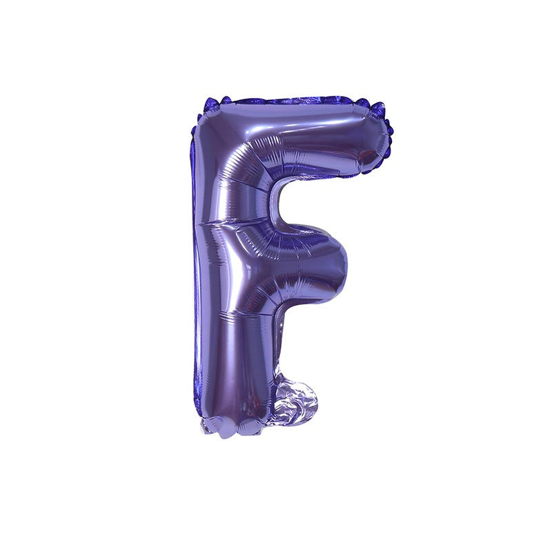 ă16 inchăPURPLE ABC & Numbers