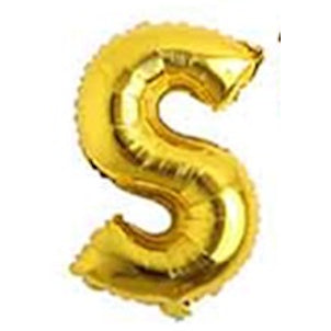 【16 inch】GOLD ABC & Numbers