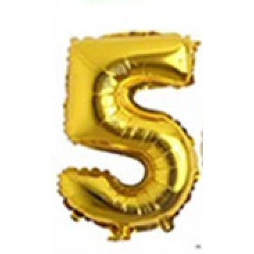 【16 inch】GOLD ABC & Numbers