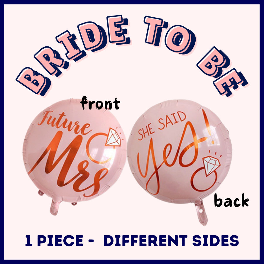 Bride to Be Balloons