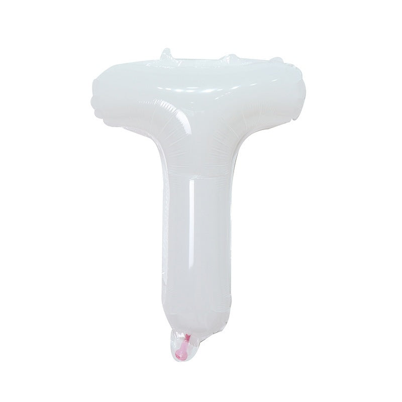 【16 inch】WHITE ABC & Numbers