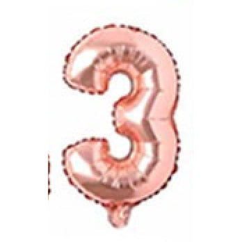 【16 inch】ROSE GOLD ABC & Numbers