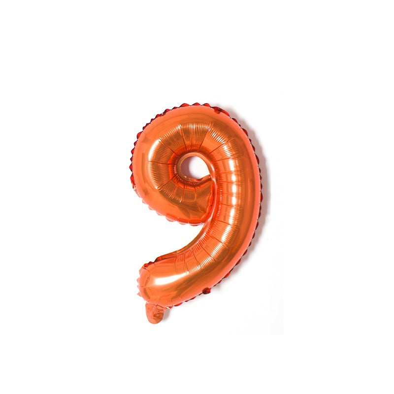 【16 inch】ORANGE Numbers