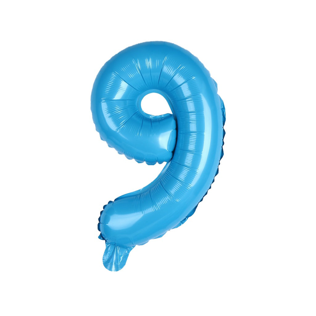 【16 inch】CANDY BLUE Numbers