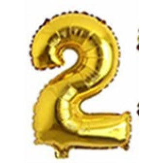 【16 inch】GOLD ABC & Numbers