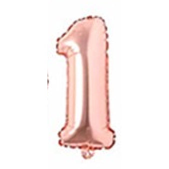 【16 inch】ROSE GOLD ABC & Numbers