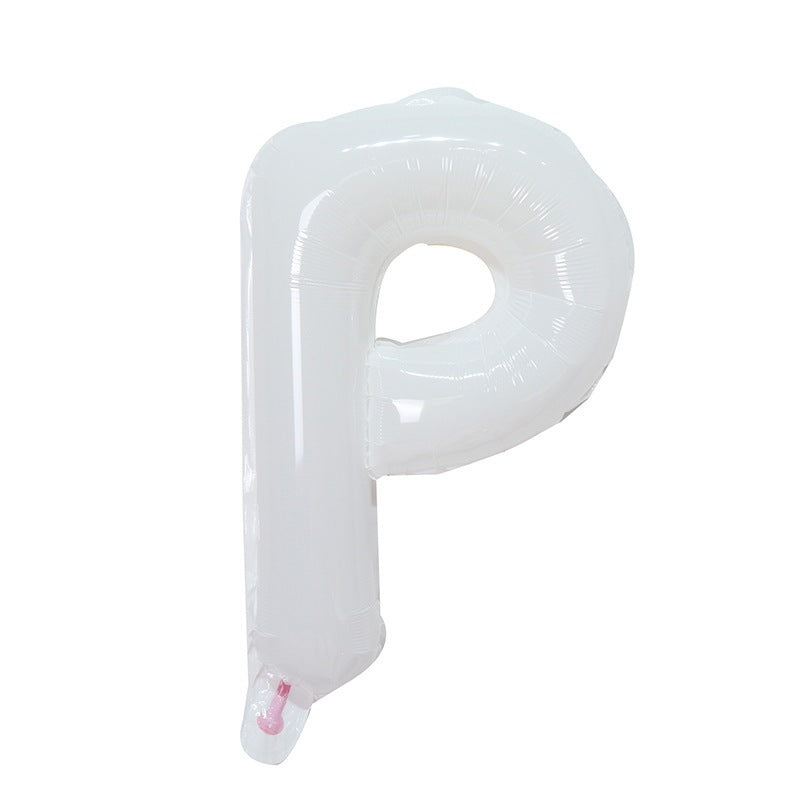 【16 inch】WHITE ABC & Numbers