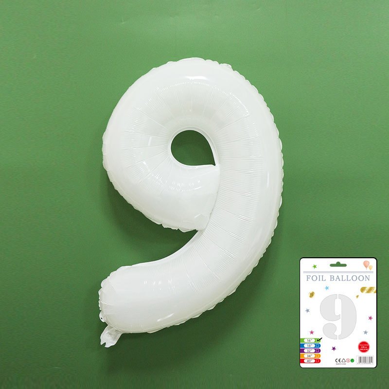 【16 inch】WHITE ABC & Numbers