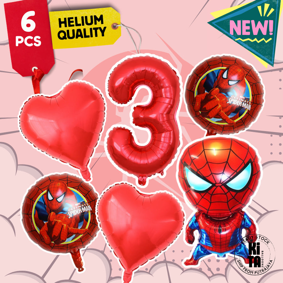 【Set】Spiderman + Number