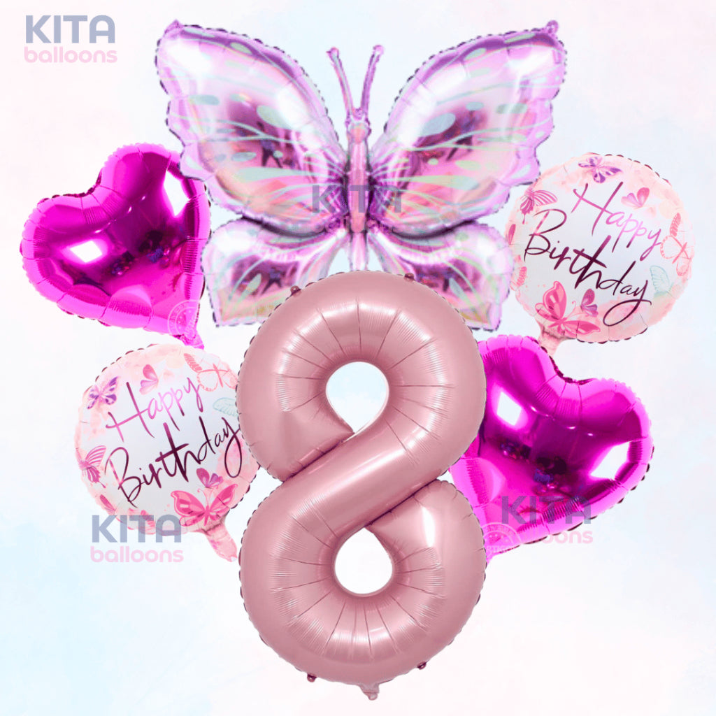 【Set】Butterfly + Number