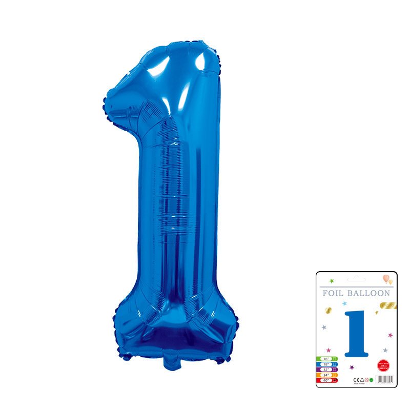 【16 inch】BLUE ABC & Numbers