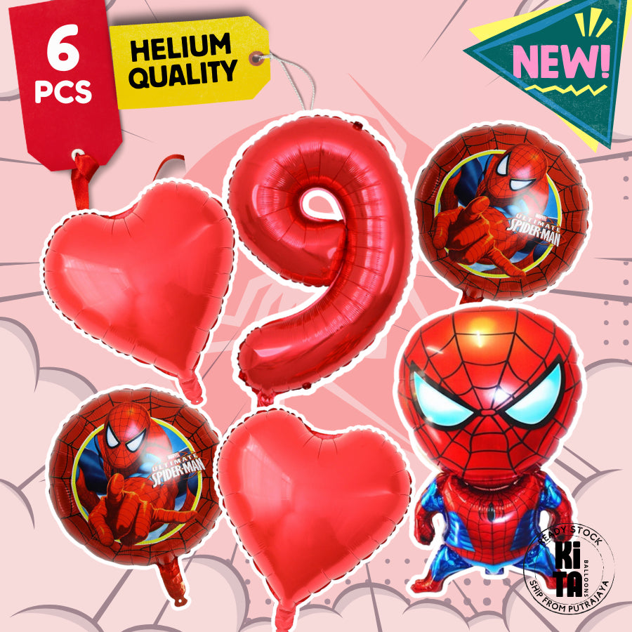 【Set】Spiderman + Number