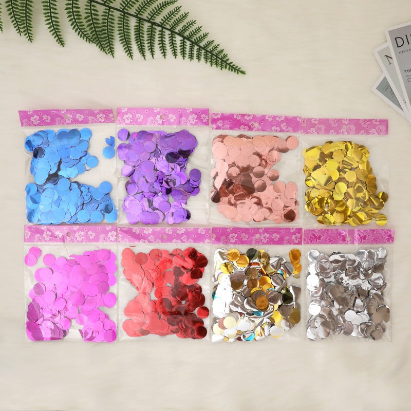 1.5cm/10g round confetti sequins