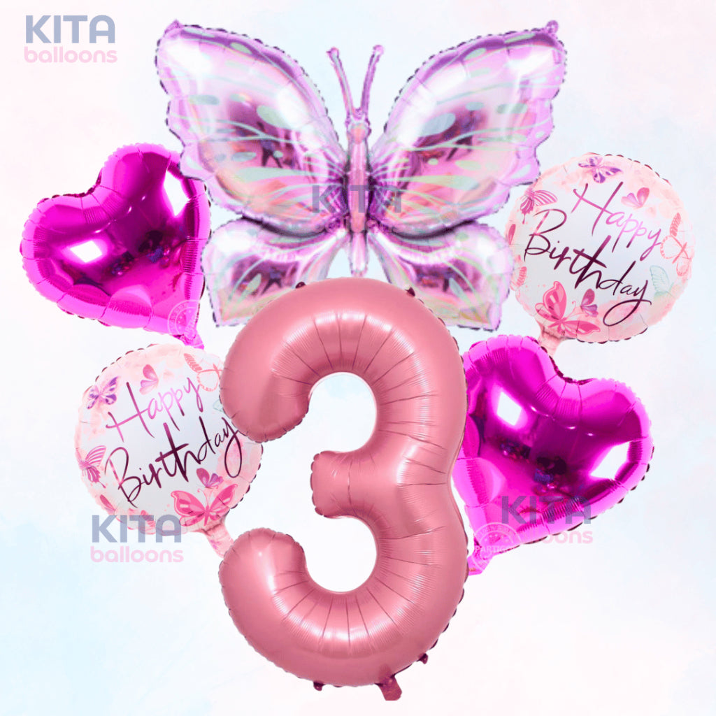 【Set】Butterfly + Number