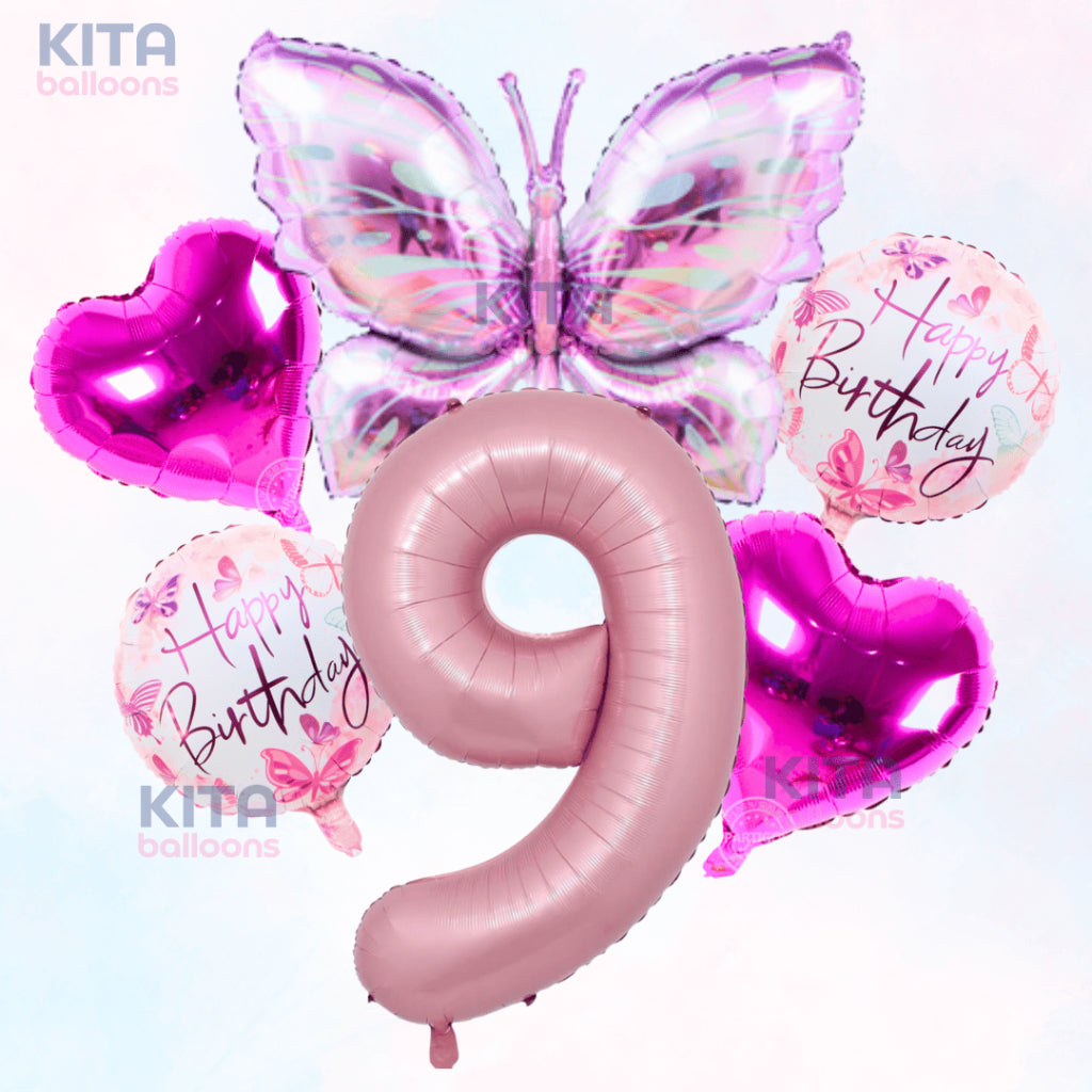 【Set】Butterfly + Number