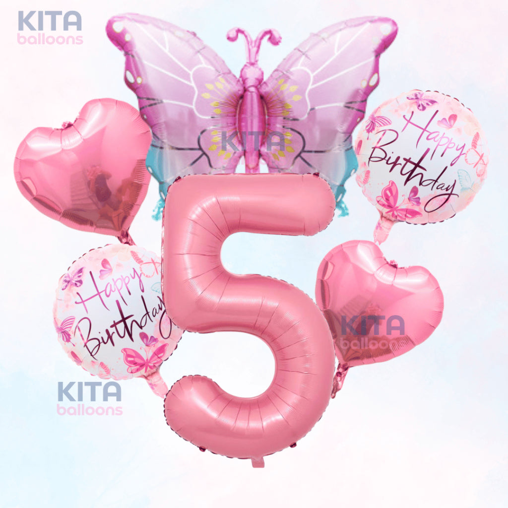 【Set】Butterfly + Number