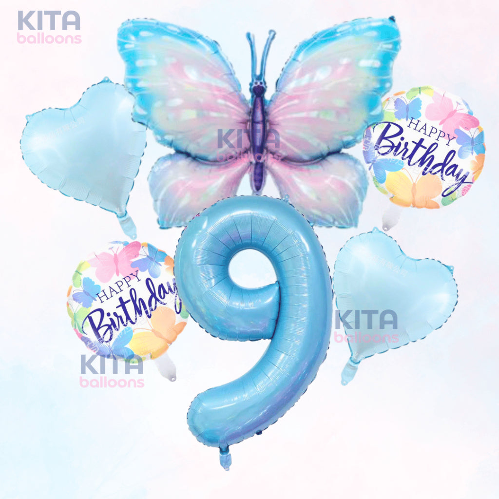 【Set】Butterfly + Number