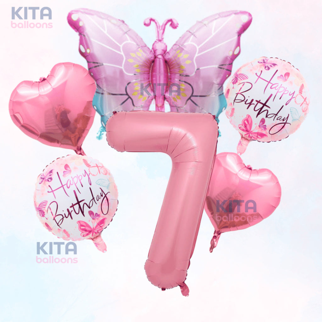 【Set】Butterfly + Number