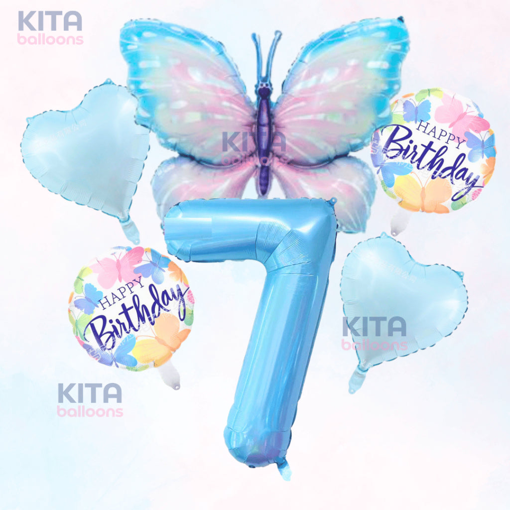 【Set】Butterfly + Number