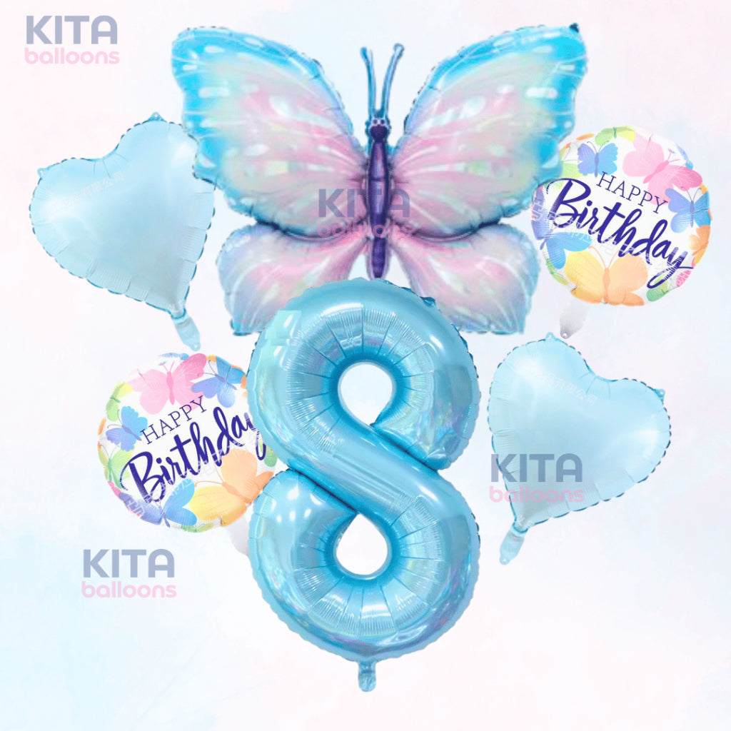 【Set】Butterfly + Number