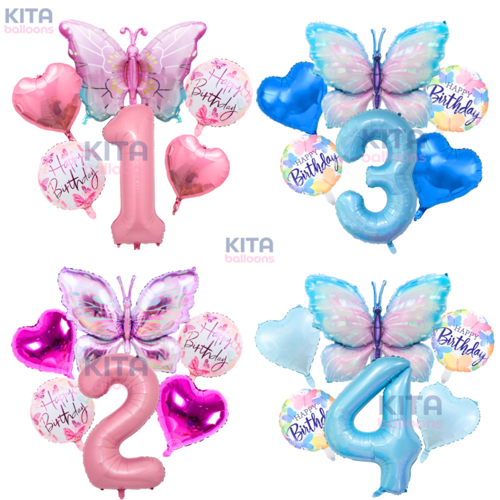 【Set】Butterfly + Number