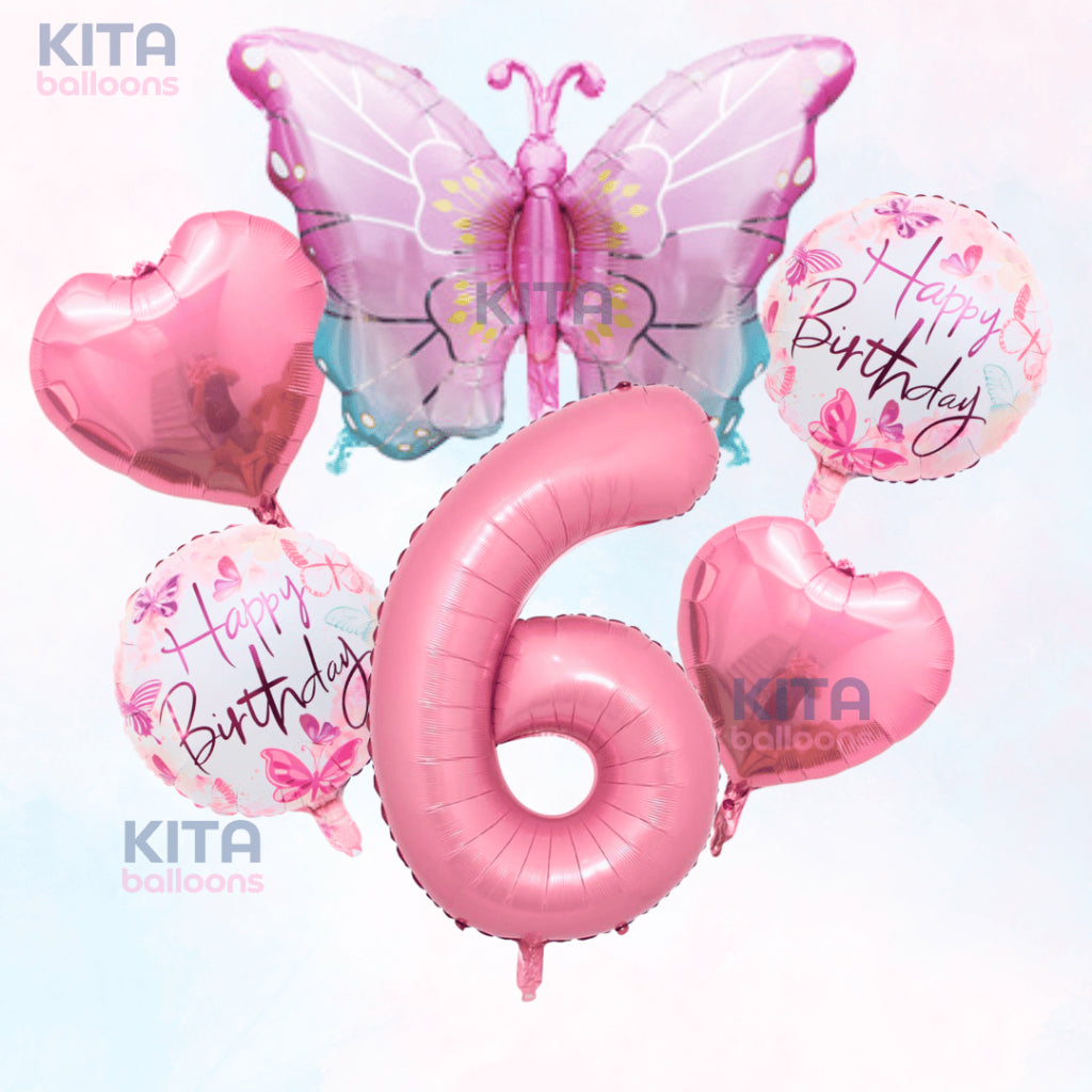 【Set】Butterfly + Number