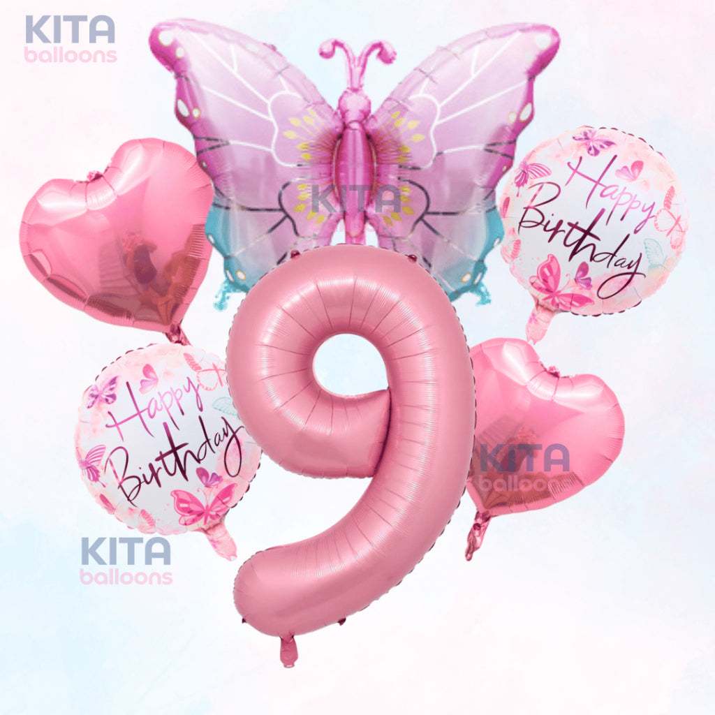 【Set】Butterfly + Number