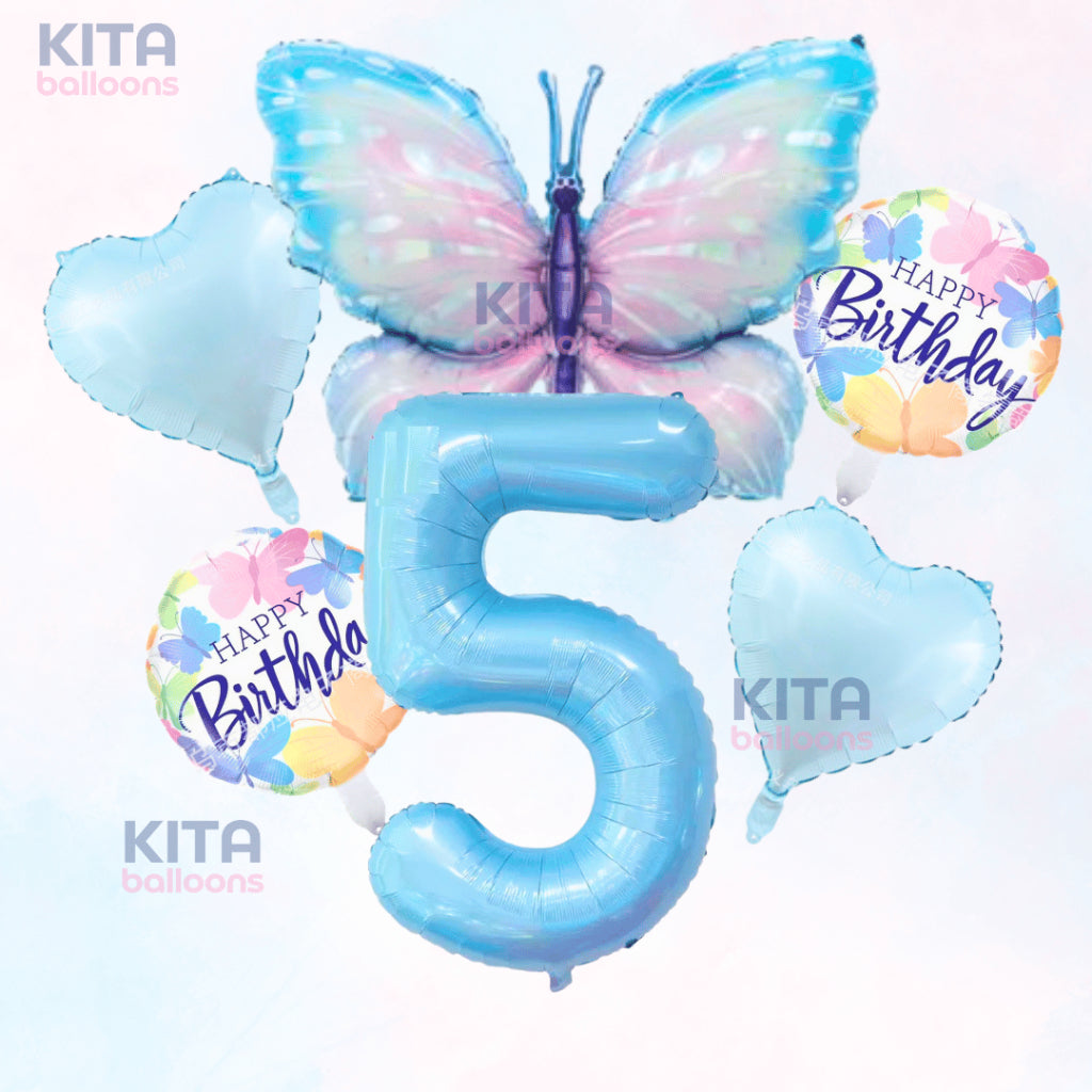 【Set】Butterfly + Number
