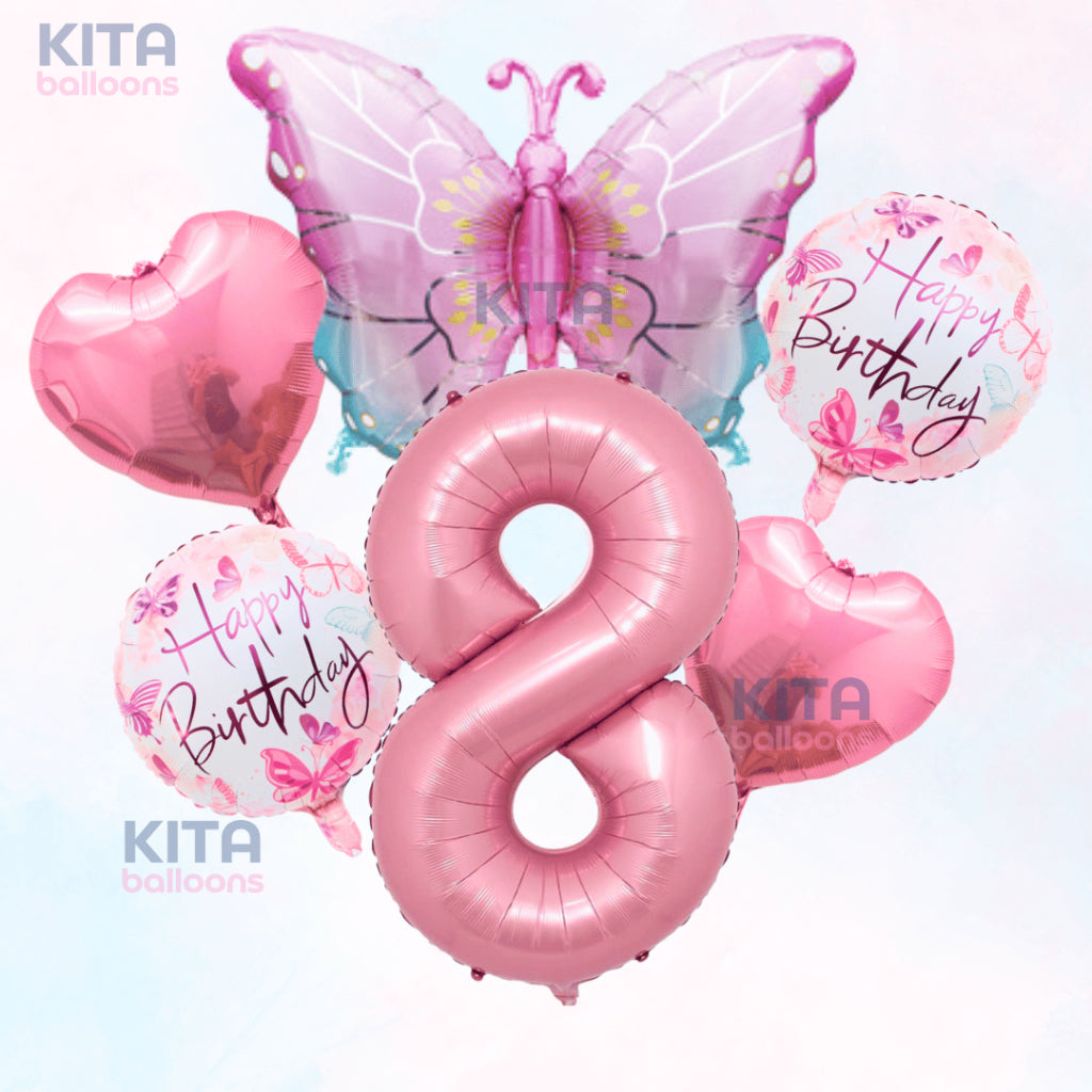 【Set】Butterfly + Number