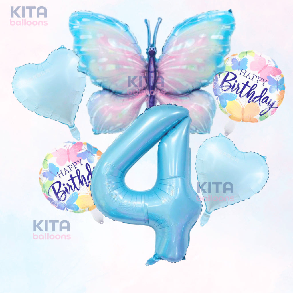【Set】Butterfly + Number