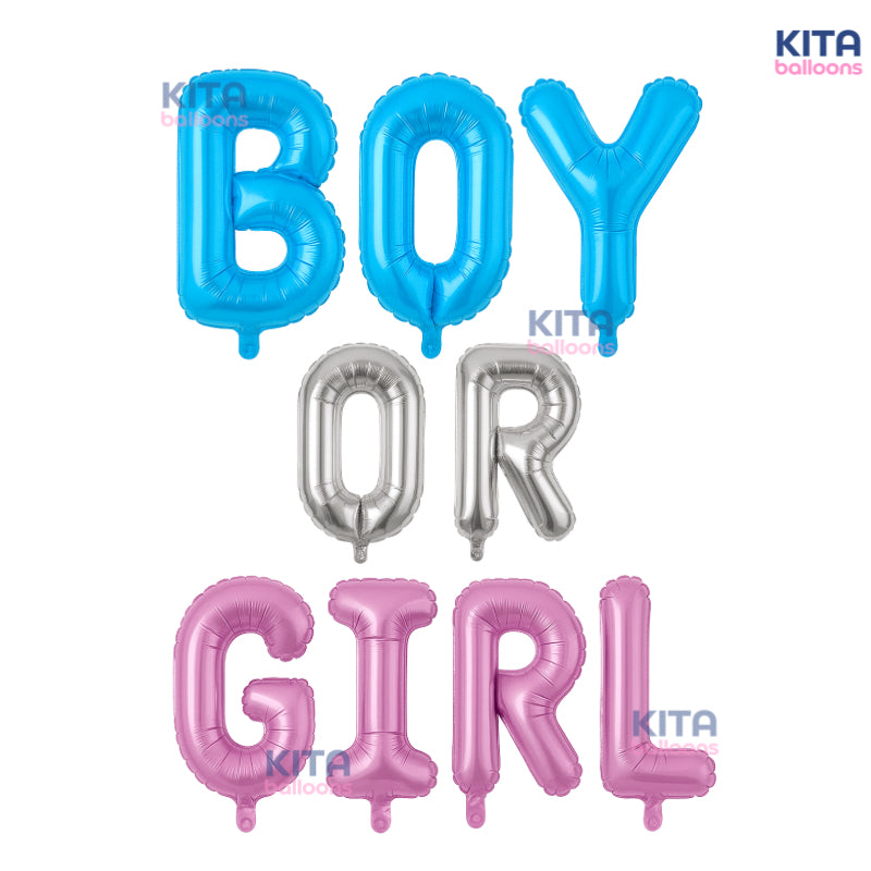 【Set】BOY or GIRL Balloons
