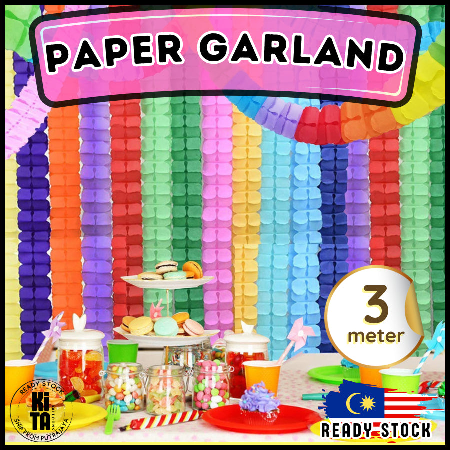 Paper Garland Backdrop