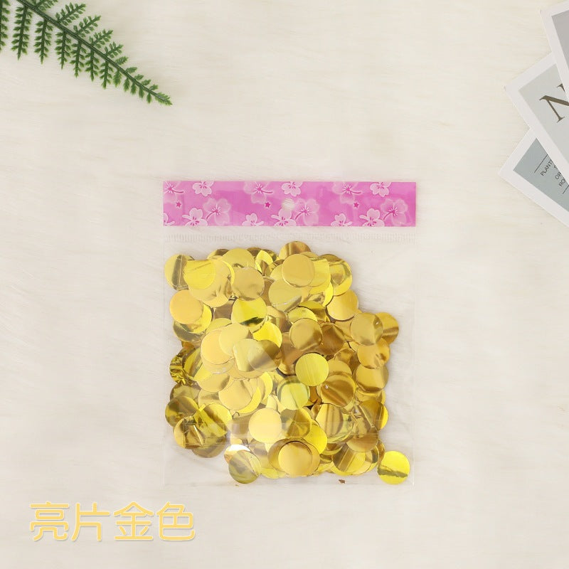 1.5cm/10g round confetti sequins